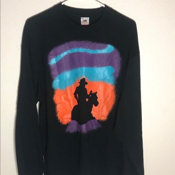 Vintage 90’s Western Cowboy long sleeve - Picture 1 of 3